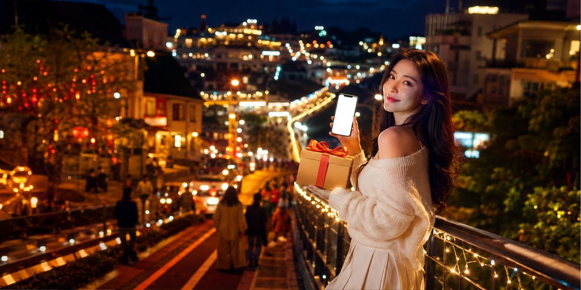 Người dùng Đà Lạt trải nghiệm casino di động trên điện thoại tại lễ hội