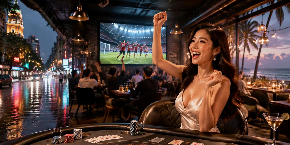 Người dùng Hà Nội xem lịch thi đấu bóng đá và kiểm tra kèo trên điện thoại buổi tối